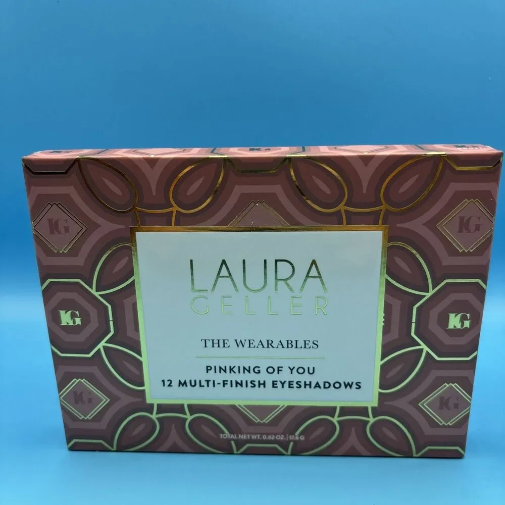 Laura Geller - The Wearables - PINKING OF YOU - 12 Multi-Finish Eyeshadows NIB